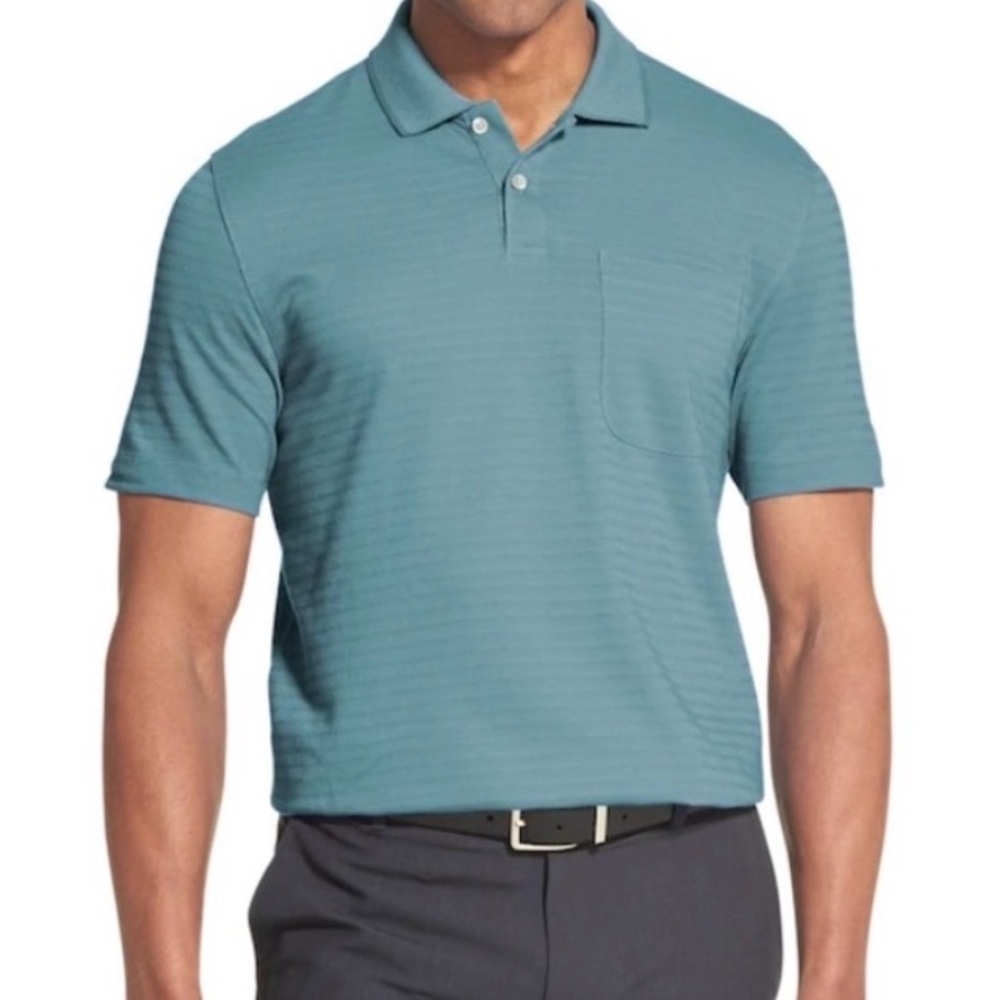 Men's Green Polo with Pocket